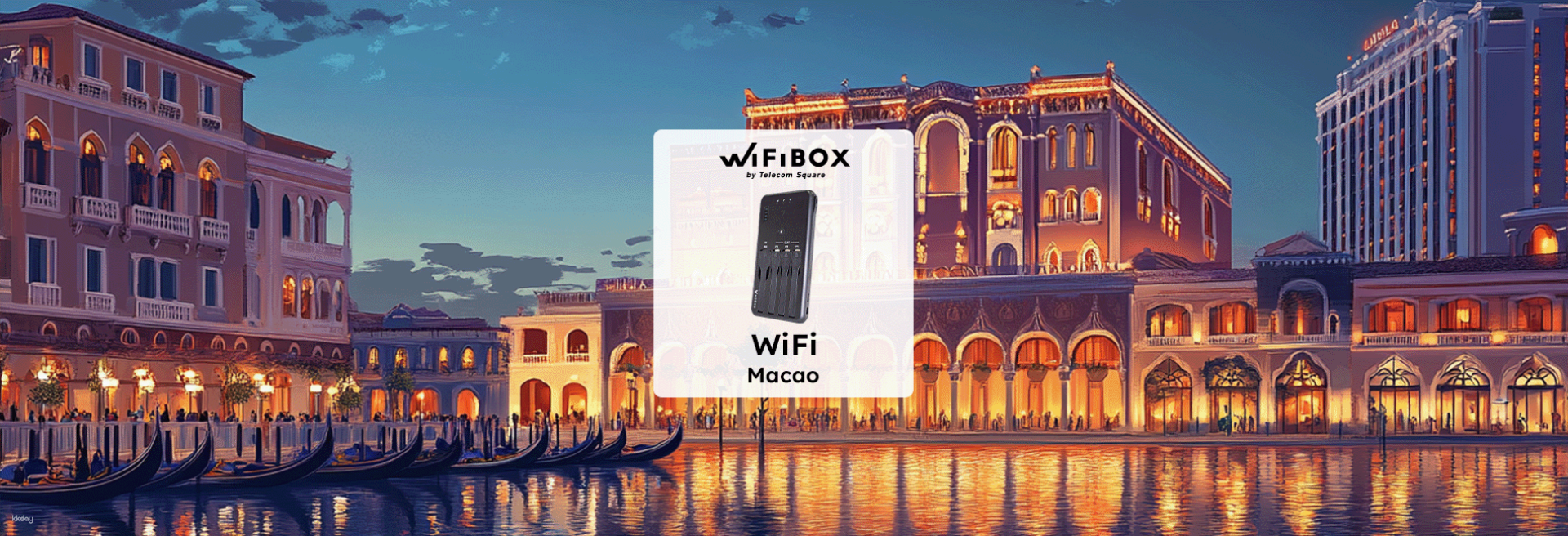 Macau WiFiBOX WiFi Sharer｜1GB/Daily/Unlimited Data｜Songshan, Taoyuan, Xiaogang Airport/Taipei MRT Self-service Pickup - Photo 1 of 3